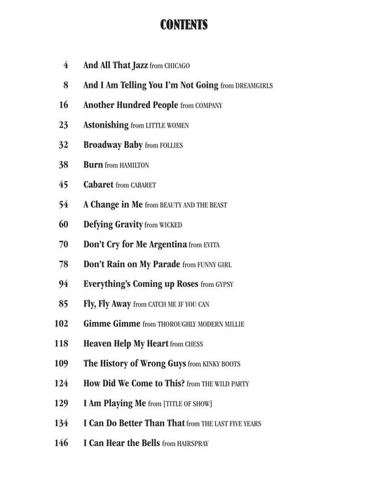 Broadway Belter's Songbook - Third Edition 百老匯 | 小雅音樂 Hsiaoya Music