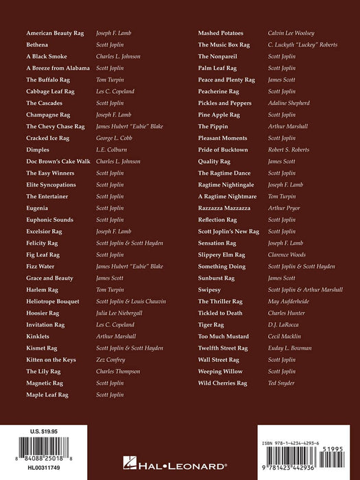 The Big Book of Ragtime Piano 繁音拍子鋼琴 | 小雅音樂 Hsiaoya Music