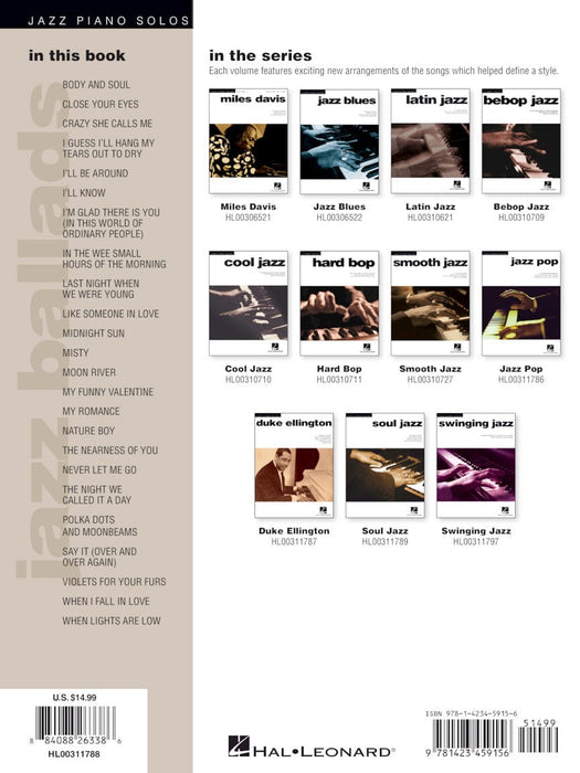 Jazz Ballads Jazz Piano Solos Series Volume 10 爵士音樂敘事曲 爵士音樂鋼琴 獨奏 | 小雅音樂 Hsiaoya Music