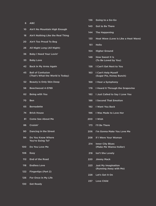 Motown 50th Anniversary Songbook | 小雅音樂 Hsiaoya Music