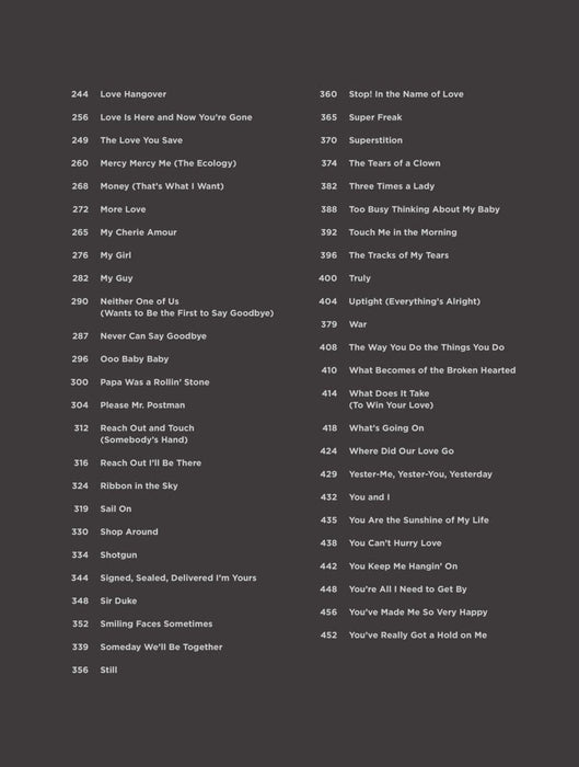 Motown 50th Anniversary Songbook | 小雅音樂 Hsiaoya Music