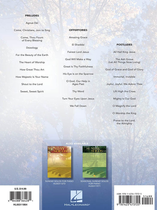 More Sunday Solos for Piano Preludes, Offertories & Postludes 獨奏 鋼琴 前奏曲 後奏曲 | 小雅音樂 Hsiaoya Music