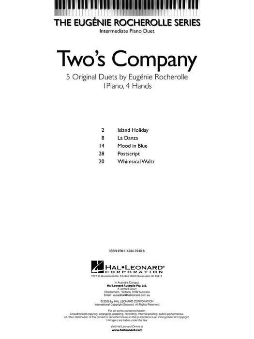 Two's Company 5 Original Duets 二重奏 | 小雅音樂 Hsiaoya Music