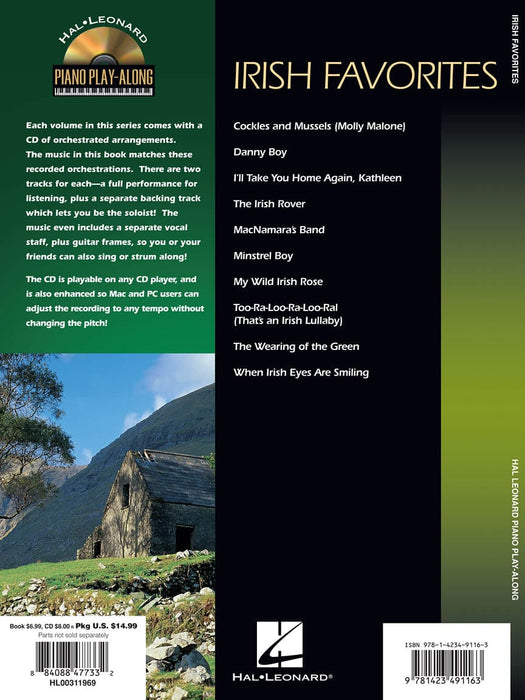 Irish Favorites Piano Play-Along Volume 90 鋼琴 | 小雅音樂 Hsiaoya Music