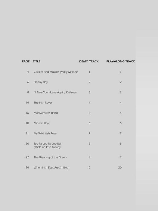 Irish Favorites Piano Play-Along Volume 90 鋼琴 | 小雅音樂 Hsiaoya Music