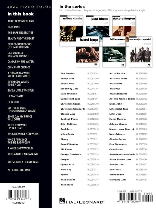 Disney Jazz Piano Solos Series Volume 16 爵士音樂鋼琴 獨奏 | 小雅音樂 Hsiaoya Music