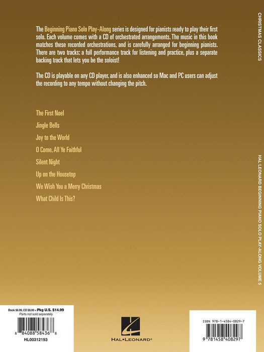 Christmas Classics Beginning Piano Solo Play-Along Volume 5 鋼琴 獨奏 | 小雅音樂 Hsiaoya Music