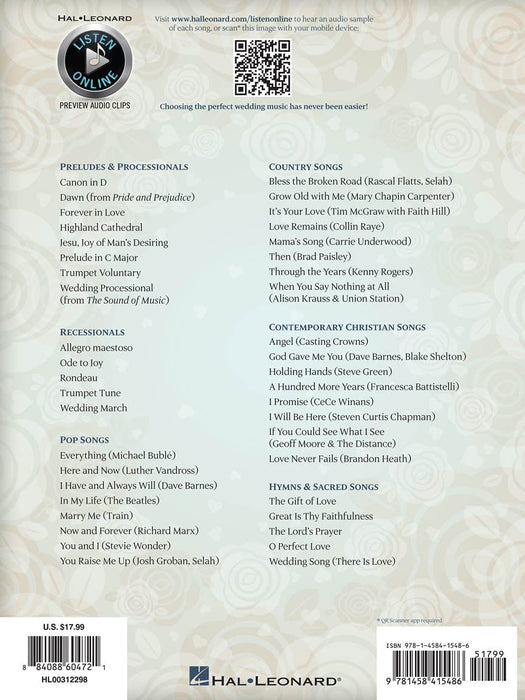 The Bride's Wedding Music Collection Hal Leonard Listen Online | 小雅音樂 Hsiaoya Music