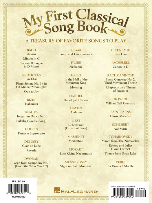 My First Classical Song Book A Treasury of Favorite Songs to Play 古典 | 小雅音樂 Hsiaoya Music