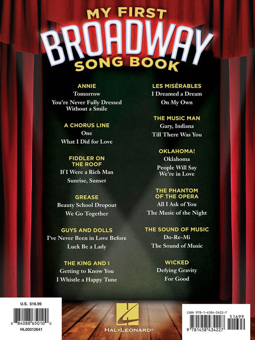 My First Broadway Song Book A Treasury of Favorite Songs to Play 百老匯 | 小雅音樂 Hsiaoya Music