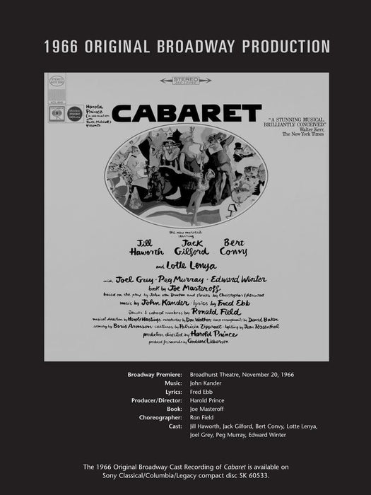 The Complete Cabaret Collection Vocal Selections - Souvenir Edition | 小雅音樂 Hsiaoya Music