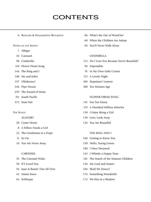 The Rodgers & Hammerstein Collection | 小雅音樂 Hsiaoya Music