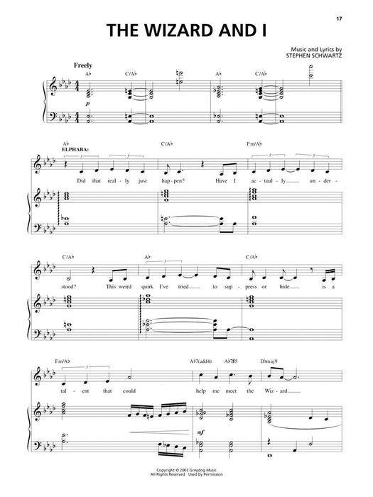 Wicked A New Musical - Vocal Selections (Vocal Line with Piano Accompaniment) 鋼琴 伴奏 | 小雅音樂 Hsiaoya Music