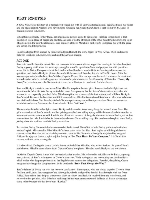 A Little Princess Vocal Selections | 小雅音樂 Hsiaoya Music