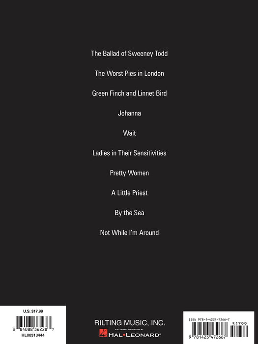 Sweeney Todd - Revised Edition Vocal Selections | 小雅音樂 Hsiaoya Music