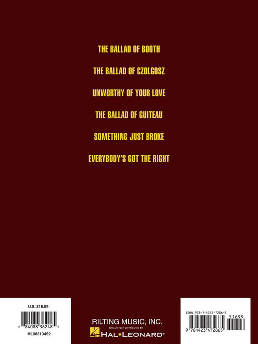 Stephen Sondheim - Assassins Vocal Selections | 小雅音樂 Hsiaoya Music