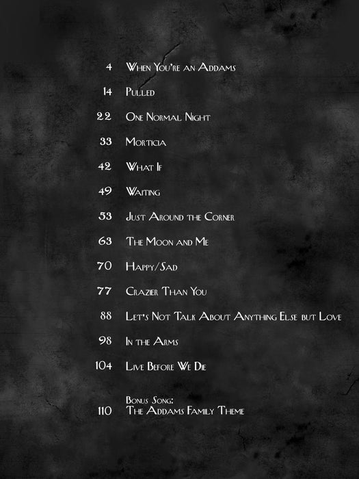 The Addams Family Piano/Vocal Selections 鋼琴 | 小雅音樂 Hsiaoya Music