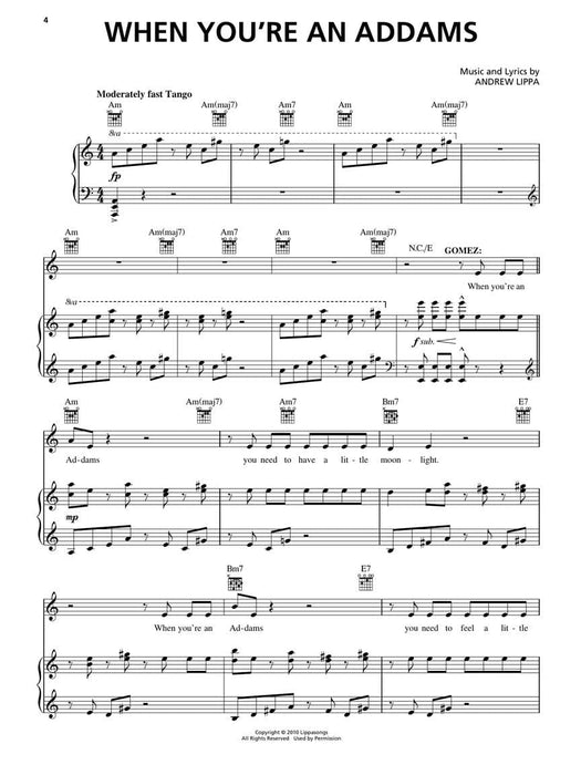 The Addams Family Piano/Vocal Selections 鋼琴 | 小雅音樂 Hsiaoya Music