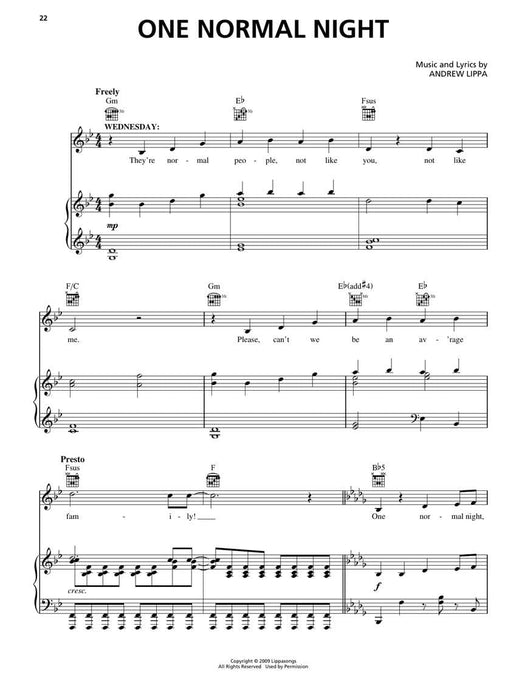 The Addams Family Piano/Vocal Selections 鋼琴 | 小雅音樂 Hsiaoya Music