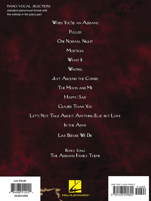 The Addams Family Piano/Vocal Selections 鋼琴 | 小雅音樂 Hsiaoya Music