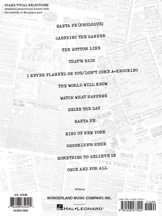 Newsies Music from the Broadway Musical 百老匯 | 小雅音樂 Hsiaoya Music