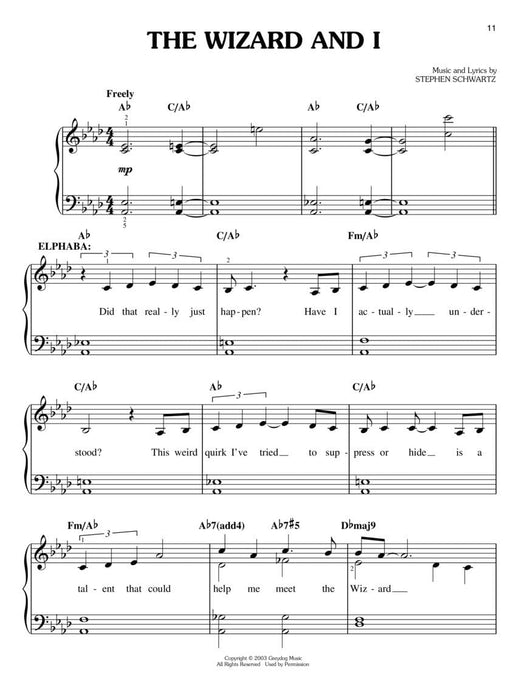 Wicked A New Musical - Easy Piano Selections 鋼琴 | 小雅音樂 Hsiaoya Music