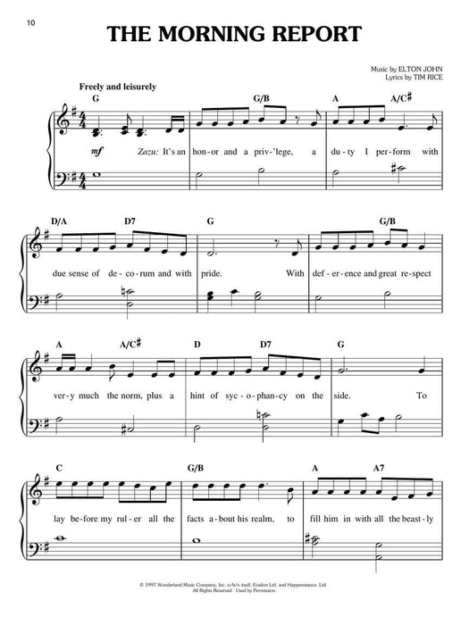 The Lion King - Broadway Selections 百老匯 | 小雅音樂 Hsiaoya Music