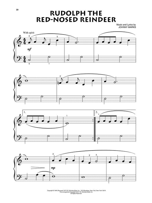 Christmas Hits Beginning Piano Solo Play-Along Volume 4 鋼琴 獨奏 | 小雅音樂 Hsiaoya Music