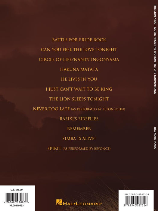 The Lion King Music from the Disney Motion Picture Soundtrack | 小雅音樂 Hsiaoya Music