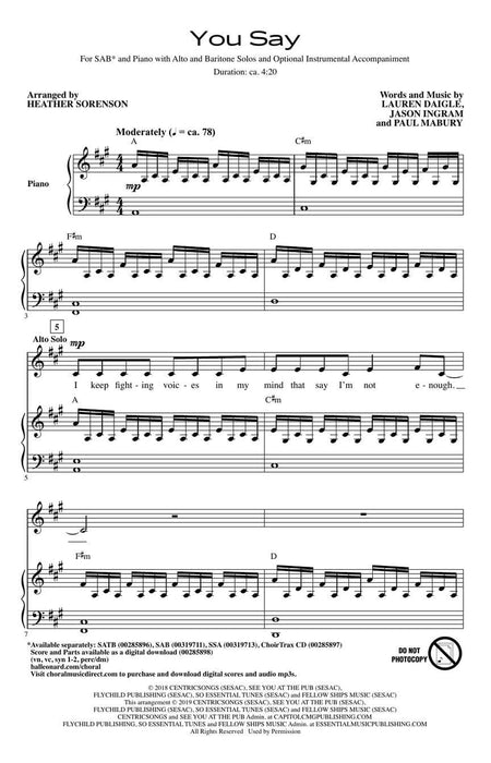 You Say | 小雅音樂 Hsiaoya Music