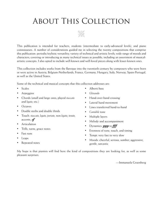 Piano Lessons from Classical Repertoire 20 Intermediate to Early Advanced Pieces with Practice and Performance Tips 鋼琴 古典 小品 | 小雅音樂 Hsiaoya Music