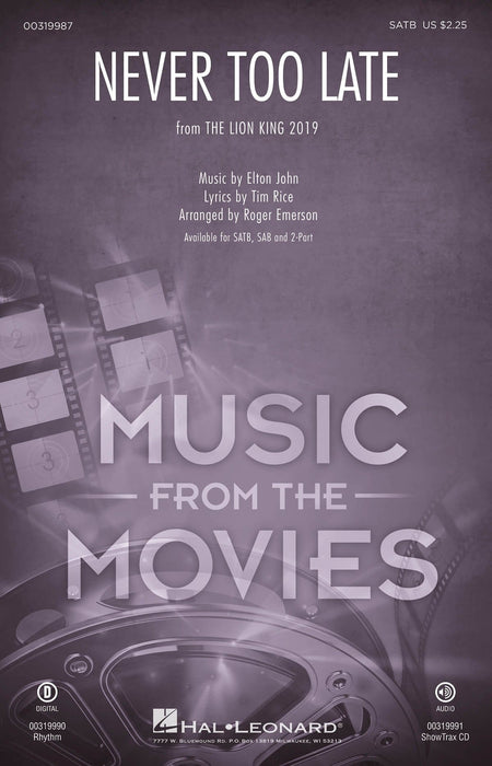 Never Too Late from The Lion King | 小雅音樂 Hsiaoya Music