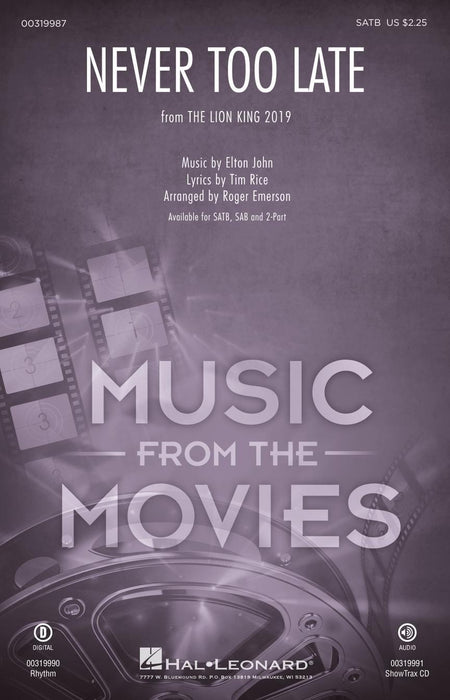 Never Too Late from The Lion King | 小雅音樂 Hsiaoya Music