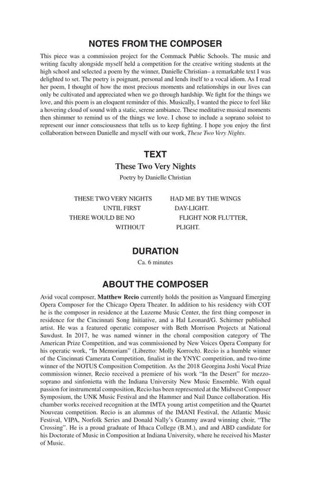 These Two Very Nights | 小雅音樂 Hsiaoya Music