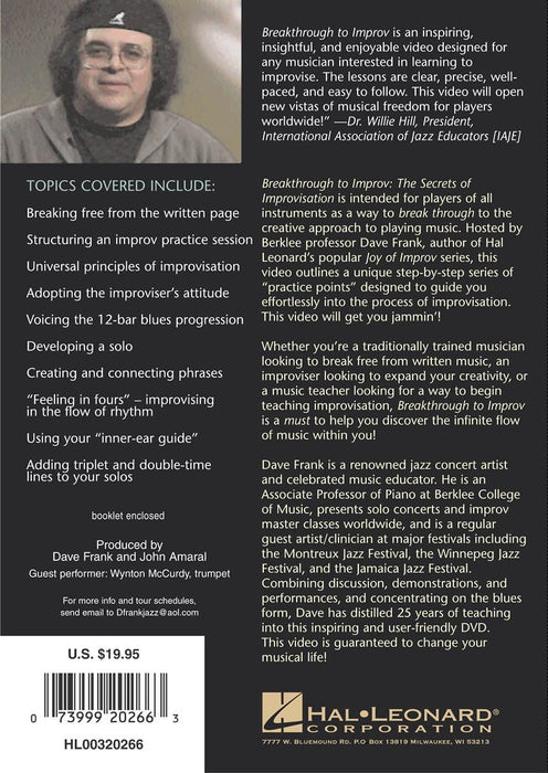 Breakthrough to Improv: The Secrets of Improvisation - DVD 15 Steps to Musical Freedom for All Musicians 即興演奏 | 小雅音樂 Hsiaoya Music