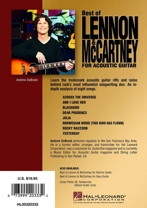 Best of Lennon & McCartney for Acoustic Guitar Signature Licks DVD 吉他 | 小雅音樂 Hsiaoya Music