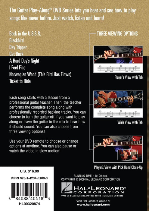 Lennon & McCartney Guitar Play-Along DVD Volume 12 吉他 | 小雅音樂 Hsiaoya Music