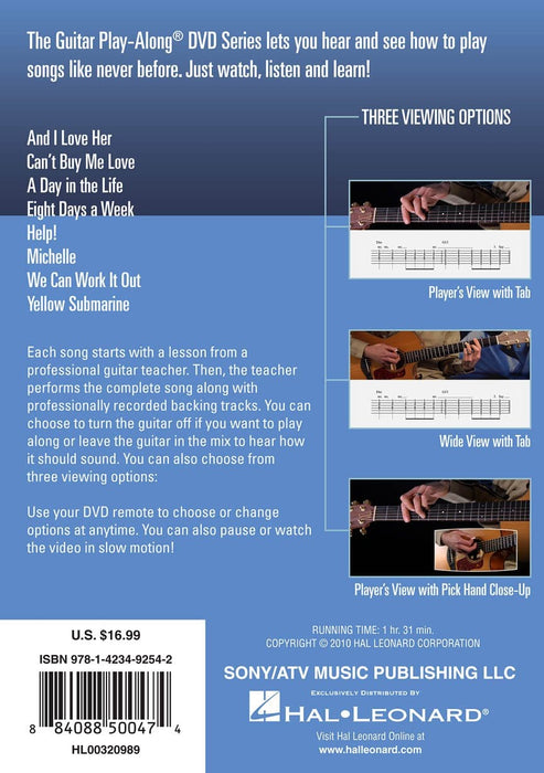 Lennon & McCartney Acoustic Guitar Play-Along DVD Volume 29 吉他 | 小雅音樂 Hsiaoya Music