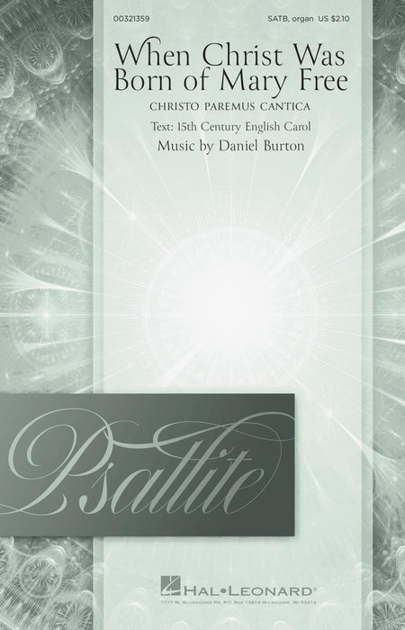 When Christ Was Born of Mary Free (Christo Paremus Cantica) Psallite Choral Series 合唱 | 小雅音樂 Hsiaoya Music