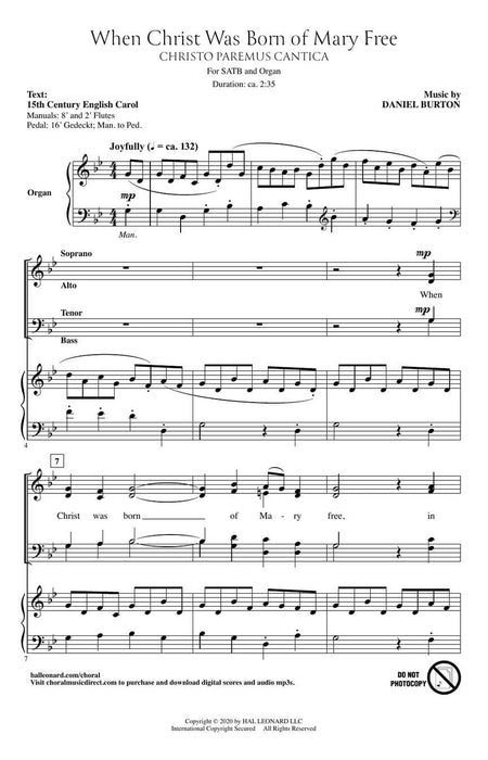 When Christ Was Born of Mary Free (Christo Paremus Cantica) Psallite Choral Series 合唱 | 小雅音樂 Hsiaoya Music