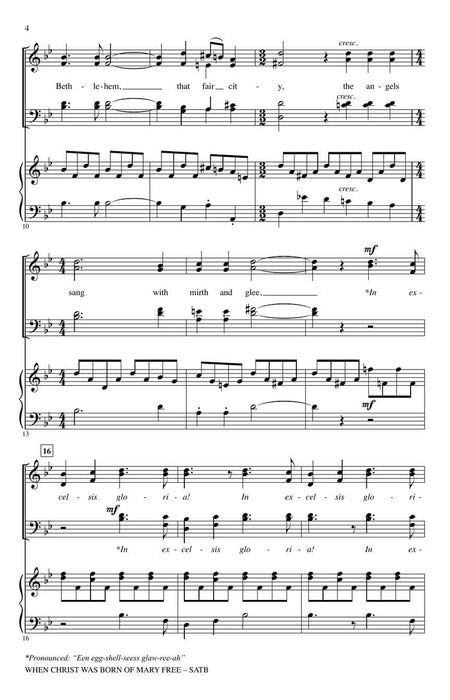 When Christ Was Born of Mary Free (Christo Paremus Cantica) Psallite Choral Series 合唱 | 小雅音樂 Hsiaoya Music