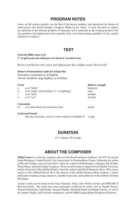 But Let Justice Roll | 小雅音樂 Hsiaoya Music