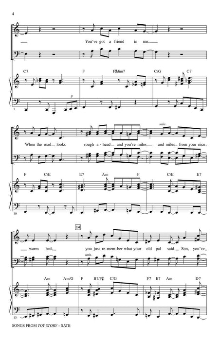 Songs from Toy Story (Choral Medley) 合唱 組合曲 | 小雅音樂 Hsiaoya Music