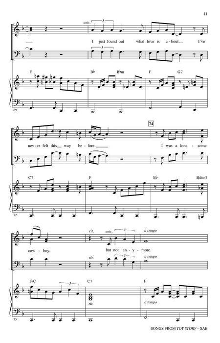 Songs from Toy Story (Choral Medley) 合唱 組合曲 | 小雅音樂 Hsiaoya Music