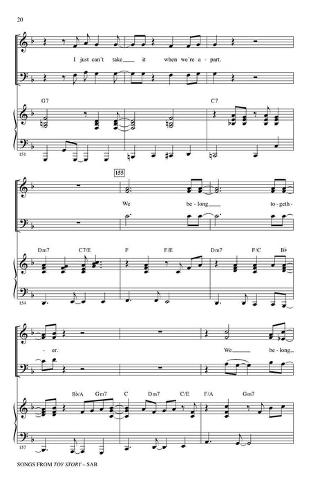 Songs from Toy Story (Choral Medley) 合唱 組合曲 | 小雅音樂 Hsiaoya Music