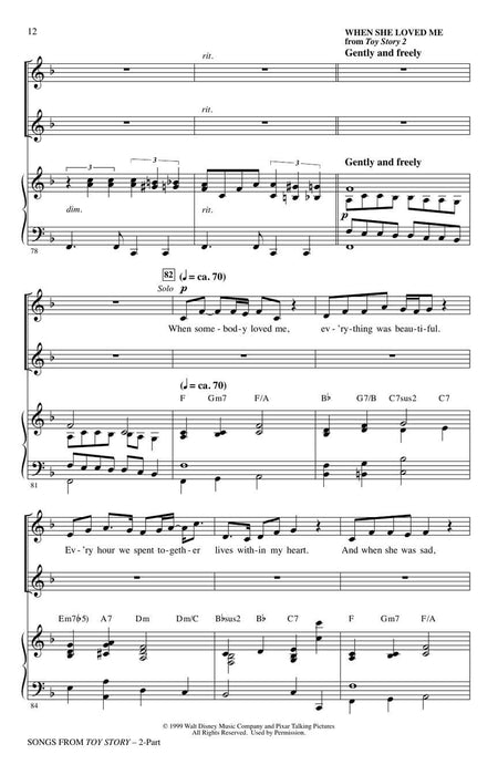 Songs from Toy Story (Choral Medley) 合唱 組合曲 | 小雅音樂 Hsiaoya Music