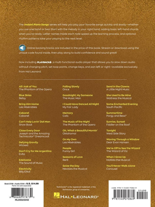 Broadway's Best Simple Sheet Music + Audio Play-Along | 小雅音樂 Hsiaoya Music