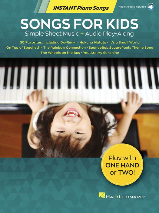 Songs for Kids - Instant Piano Songs Simple Sheet Music + Audio Play-Along 鋼琴 | 小雅音樂 Hsiaoya Music