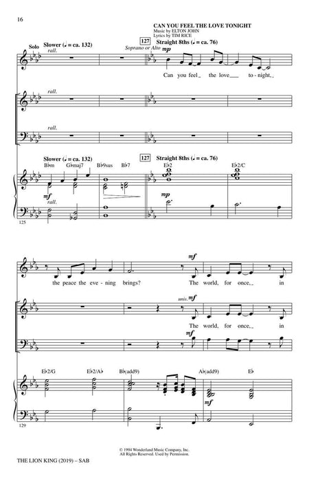 The Lion King (2019) (Choral Highlights) 合唱 | 小雅音樂 Hsiaoya Music