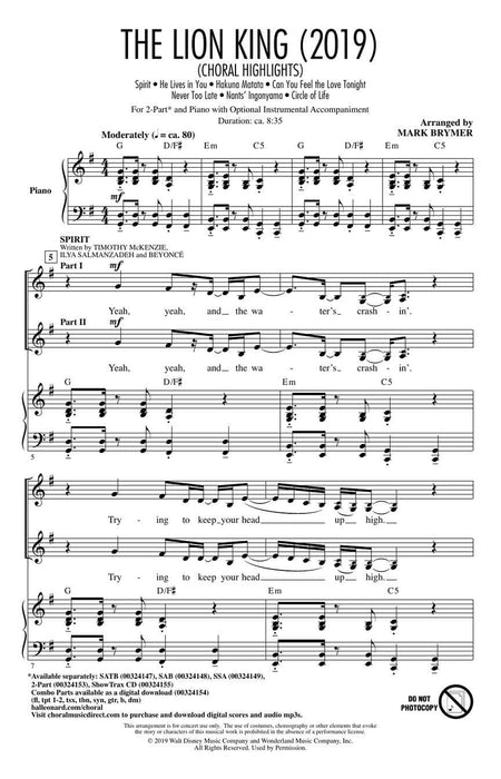 The Lion King (2019) (Choral Highlights) 合唱 | 小雅音樂 Hsiaoya Music